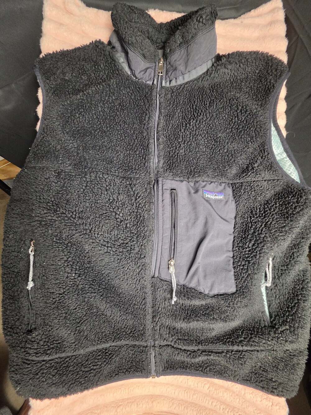 Vintage Patagonia Classic Retro-X Fleece Vest Black Size XXL